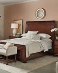 Charleston - Bed Bench - Dark Brown / Beige