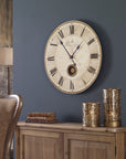 Harrison Gray - 23" Clock - Beige