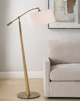 Kennett - Wooden Floor Lamp - Light Brown