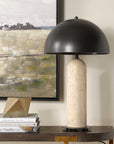 Tanaka - Indoor-Outdoor Table Lamp - Black / Beige