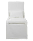 Coley - Armless Chair - White