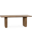 Vander - Oak Wood 84" Dining Table