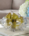 Aura - Clear Glass Bowl - White