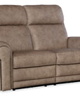 Duncan - Power Loveseat With Power Headrest & Lumbar - Light Brown