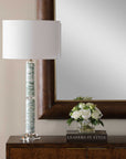 Jameis - Marbled Table Lamp - Green / White