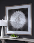 Dandelion Seedhead - Framed Print - Black