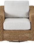 Coastal Living Outdoor - Laconia Swivel Chair - Light Brown