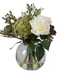 Belmonte - Floral Bouquet & Vase - Green
