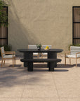 Rocca - Bench Concrete - Black