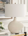 Duostacked - Ceramic Table Lamp - White