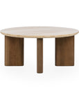 Idella - Travertine Round Table