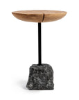 Linden - End Table - Natural / Black