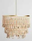 Brittany - Beaded Chandelier - Natural