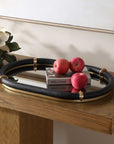 Cyprus - Oval Tray - Black