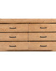 Tade - 6 Drawer Dresser - Honey