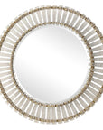 Denali - Textured Glass Round Mirror