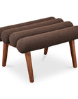 Arlo - Stool Performance Fabric - Dark Brown