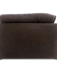 Thurlow - Corner Chair Leather - Espresso Brown