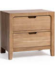 Laguna - 2 Drawer Nightstand - Natural Maple