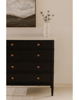Eleanor - 5 Drawer Chest - Black