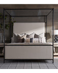 Modern - Cascade King Canopy Bed - White
