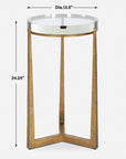 Midas - Accent Table - Antique Gold