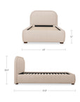 Colin - Twin Bed - Light Brown