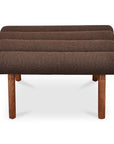 Arlo - Stool Performance Fabric - Dark Brown