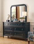 Charleston - Mirror - Black