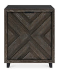 Barrett - Oak Cabinet - Dark Charcoal