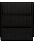 Povera - 3 Drawer Chest - Black