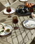 Harbor - Herringbone Indoor-Outdoor Dining Table - Brown
