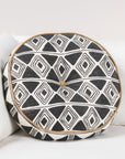 Nubia - 22" x 22" Pillow - Black / White