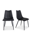 Alibi - Dining Chair (Set of 2) - Matte Black