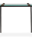 Averona - Glass Top Accent Table - Bronze