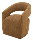 Barrow - Rolling Dining Chair - Amber Glow