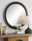 Porthole - Round Mirror - Bronze