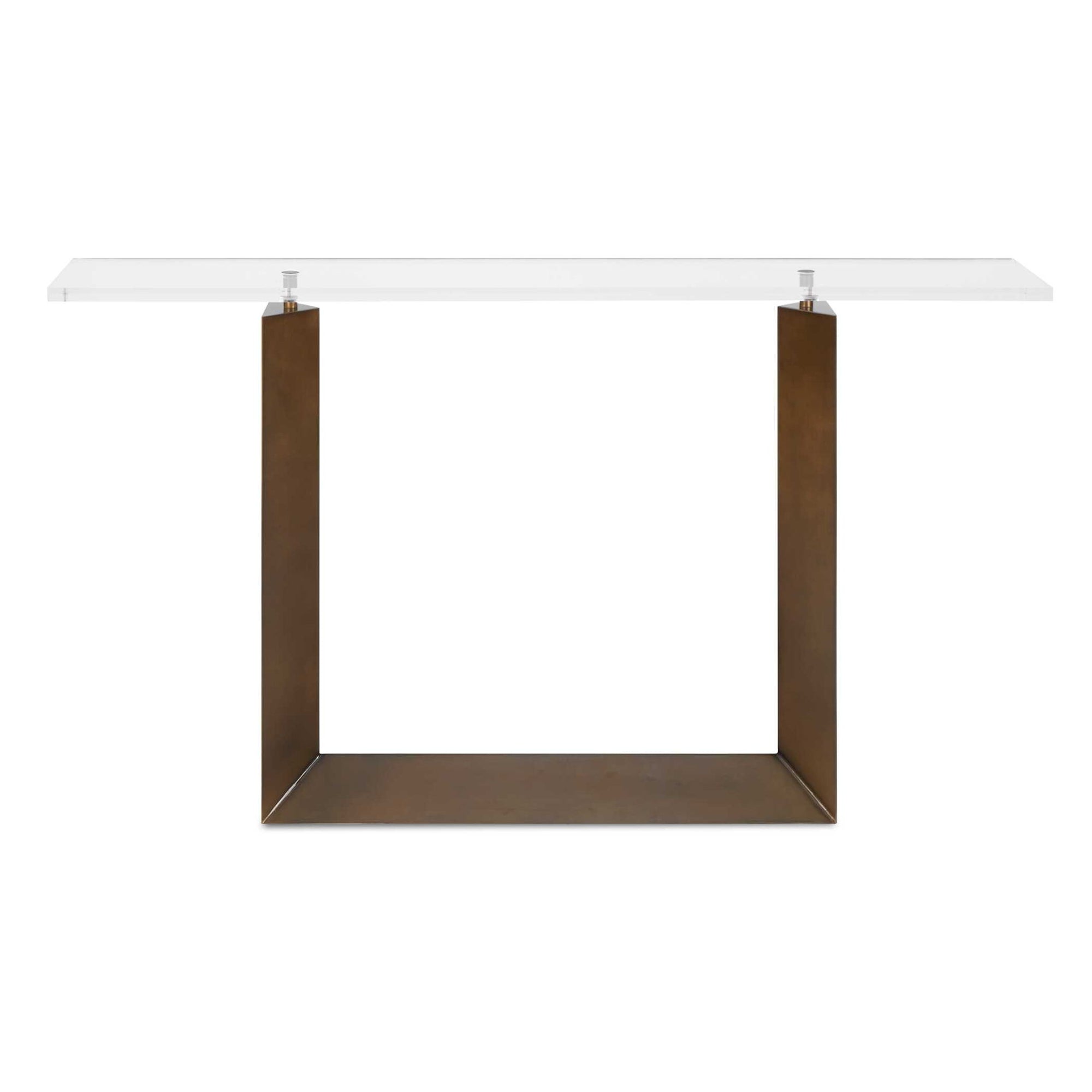 Mcelroy - Modern Console Table - Bronze