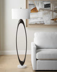 Sonic - Open Oval Floor Lamp - Bronze