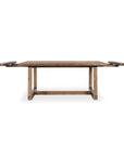 Lyra - Dining Table With Extensions - Smoke Brown