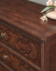 Charleston - Three-Drawer Wood Nightstand - Dark Brown