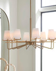 Lassen - 8 Light Chandelier - Brass