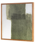 Brush - Framed Painting - White / Green