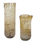 Rhine - Seeded Glass Vases (Set of 2) - Brown