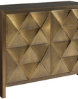 Modern - Origami Hall Chest - Gold