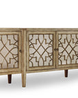 Sanctuary - Four-Door Mirrored Console Table