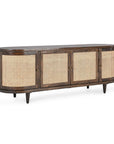 Teresa - 4 Door Buffet - Walnut / Natural Brown