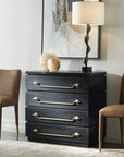Halifax - Mahogany Accent Chest - Black