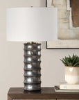 Corvair - Scalloped Table Lamp - Bronze