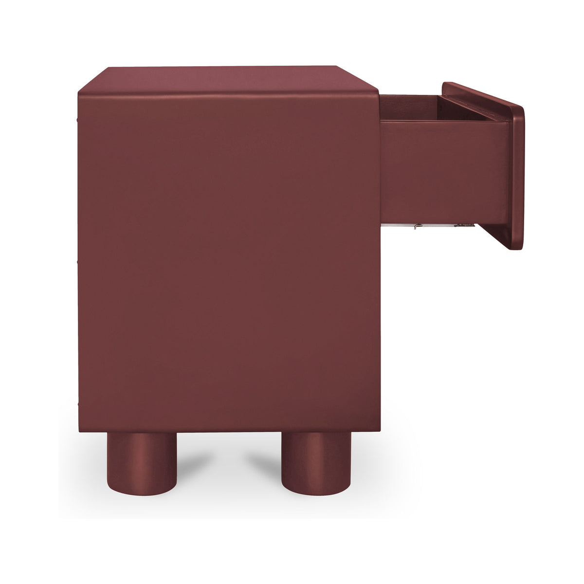 Jolene - Accent Nightstand - Deep Red